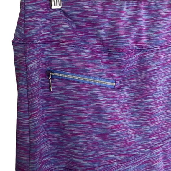 GGBlue Luxe Sport Blue, White and Pink Golf Skort Medium - Picture 5 of 6